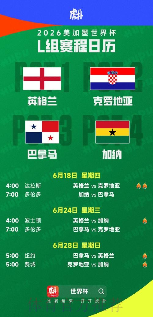 2026世界杯时间